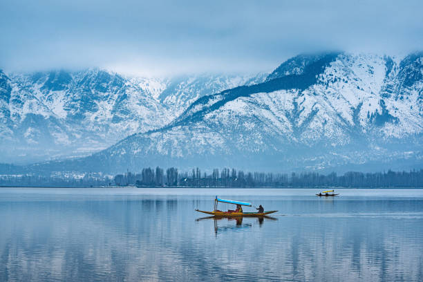 Dal Lake Srinagar shikara ride view Kashmir